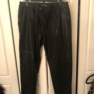 Grey Wire Relaxed Coated Denim